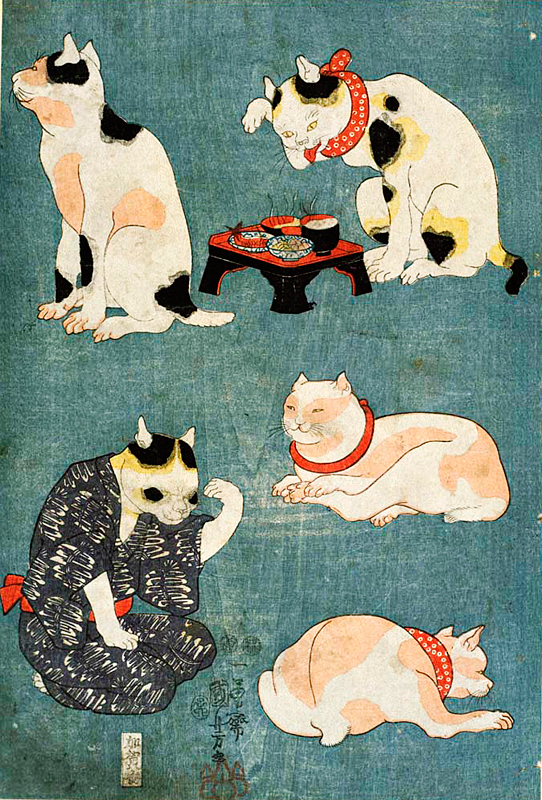 猫の浮世絵3