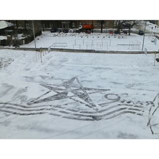 雪かきアート14